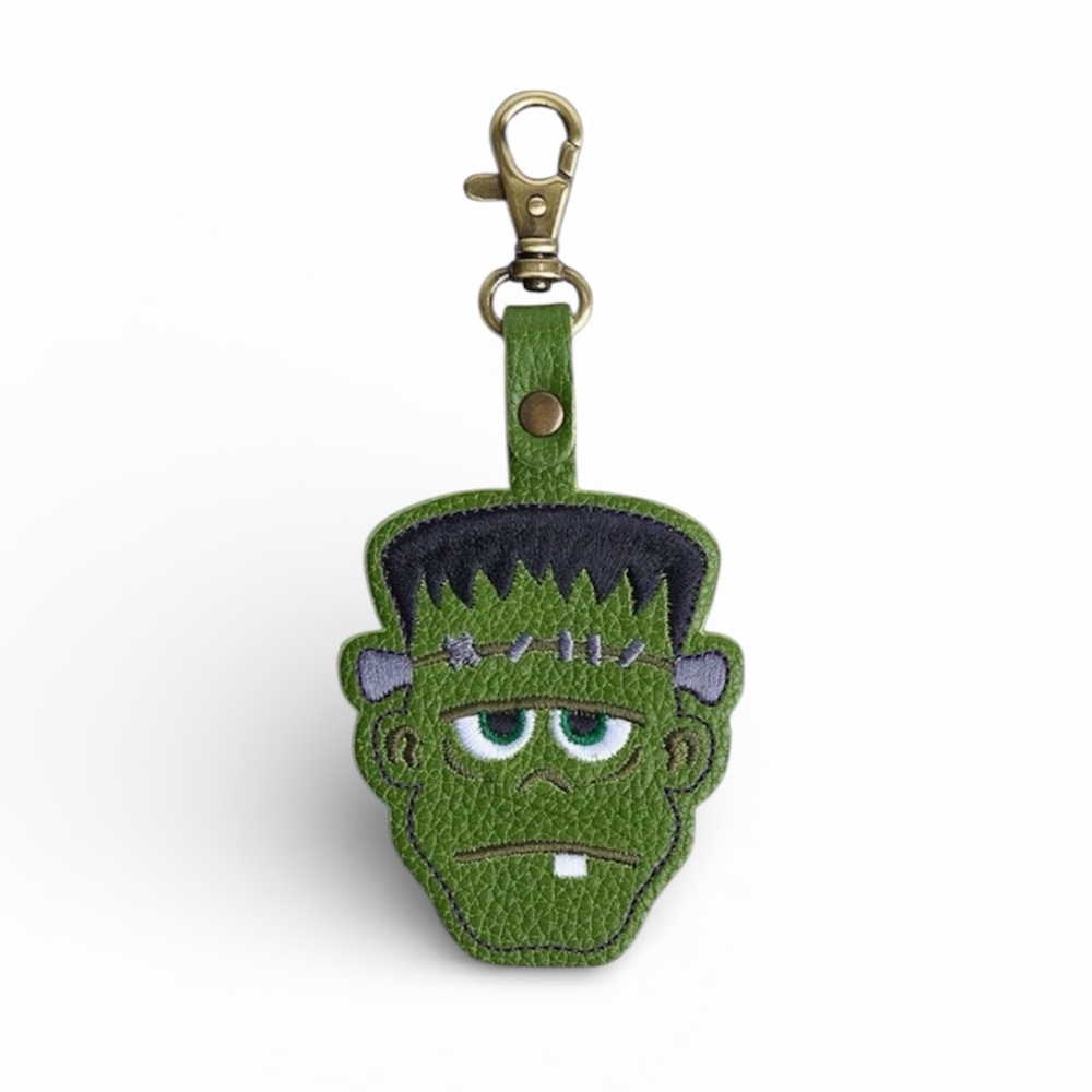 PORTLAND LEATHER Bag Charm Frankenstein Halloween